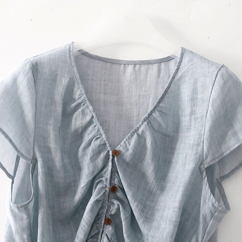 Leyla Linen Blouse