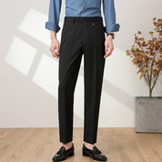 PinStretch Tapered Trousers