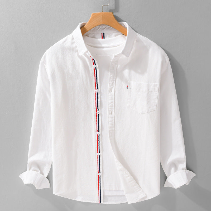 Contrast Placket Oxford