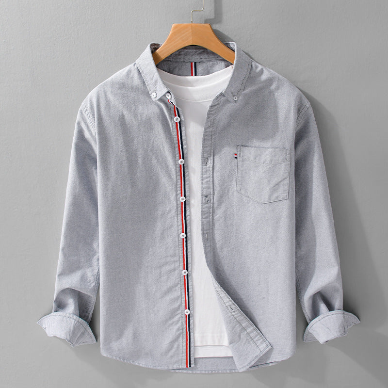 Contrast Placket Oxford