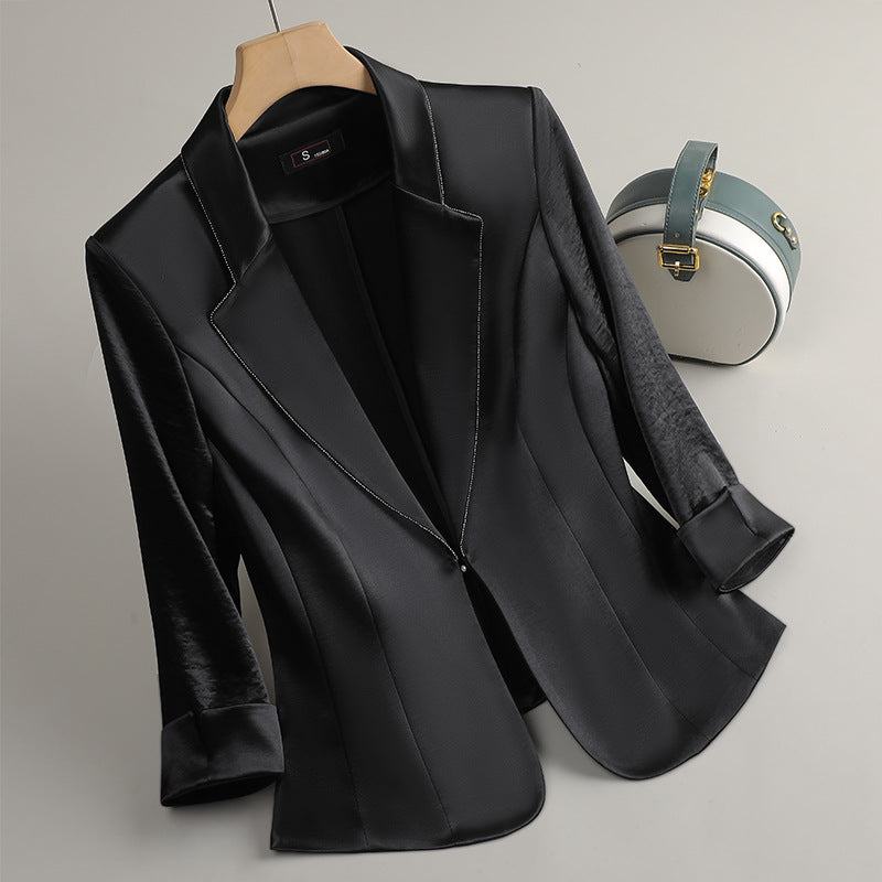 Satin Muse Blazer