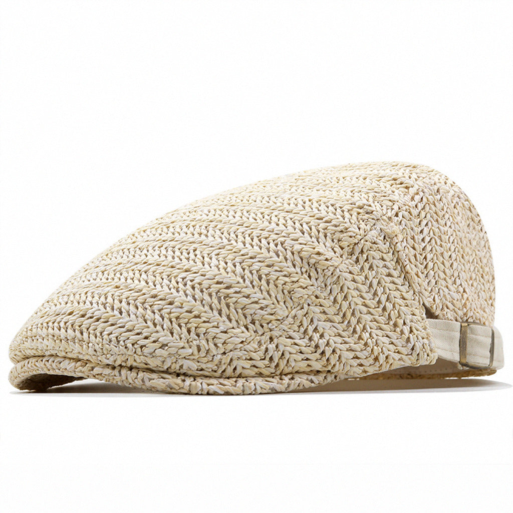 Claremont Woven Flat Cap