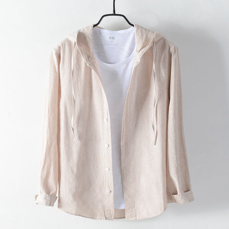 Coastline Hooded Linen Shirt