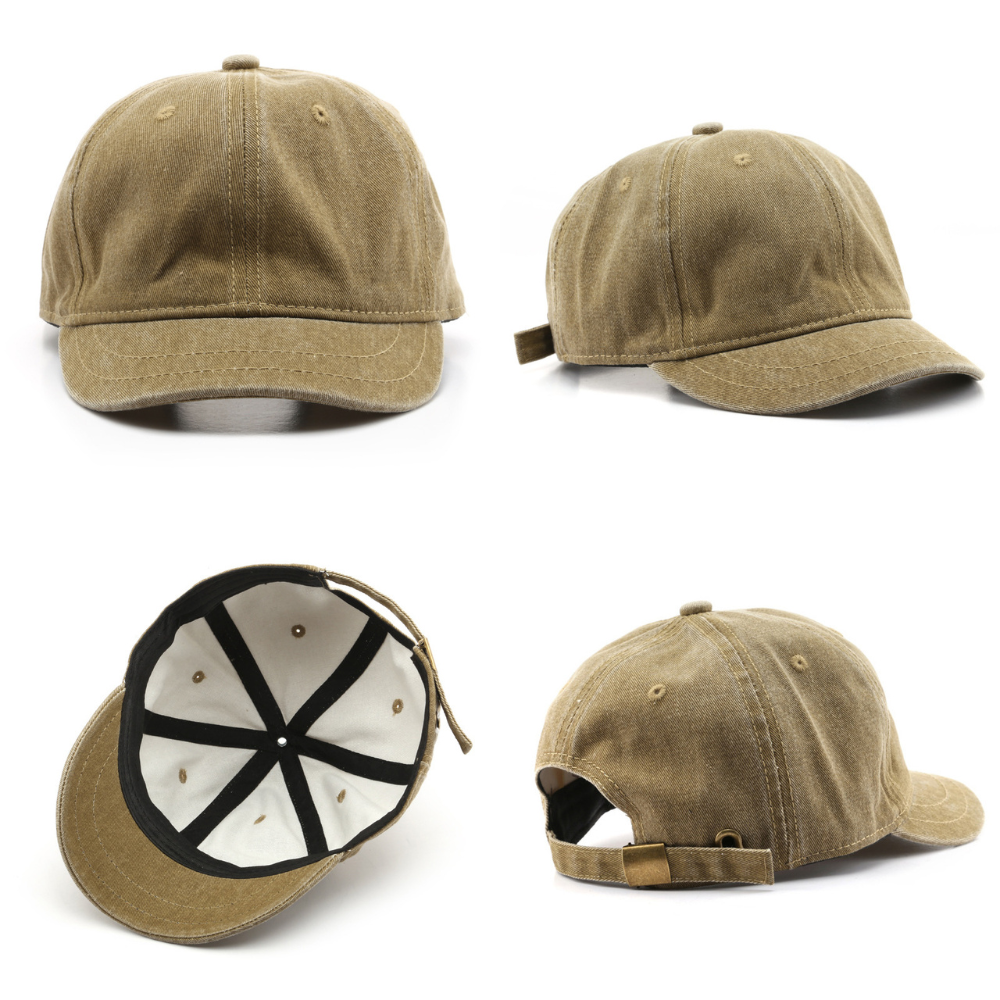 Flint Short Brim Canvas Cap
